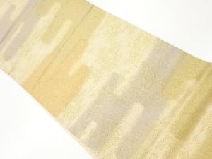 砂子綴れヱ霞模様織出し全通袋帯